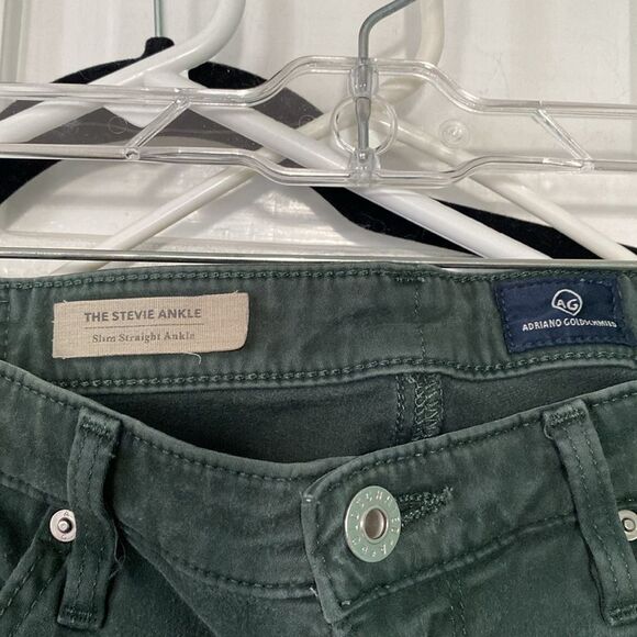 Adriano Goldschmied green “the Stevie ankle “ jeans. Size 27 - Picture 2 of 7